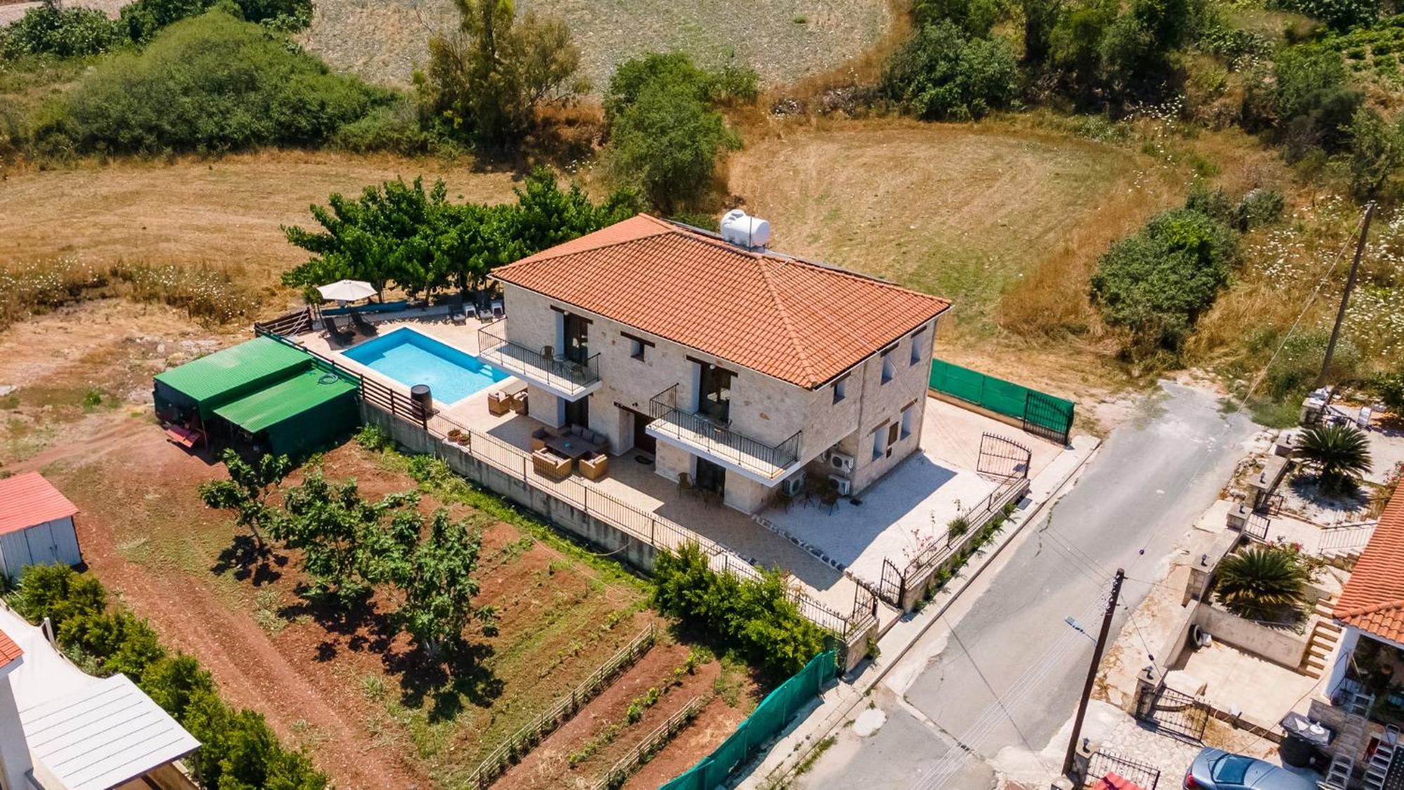 Villa Nikolina Dhrousha Buitenkant foto